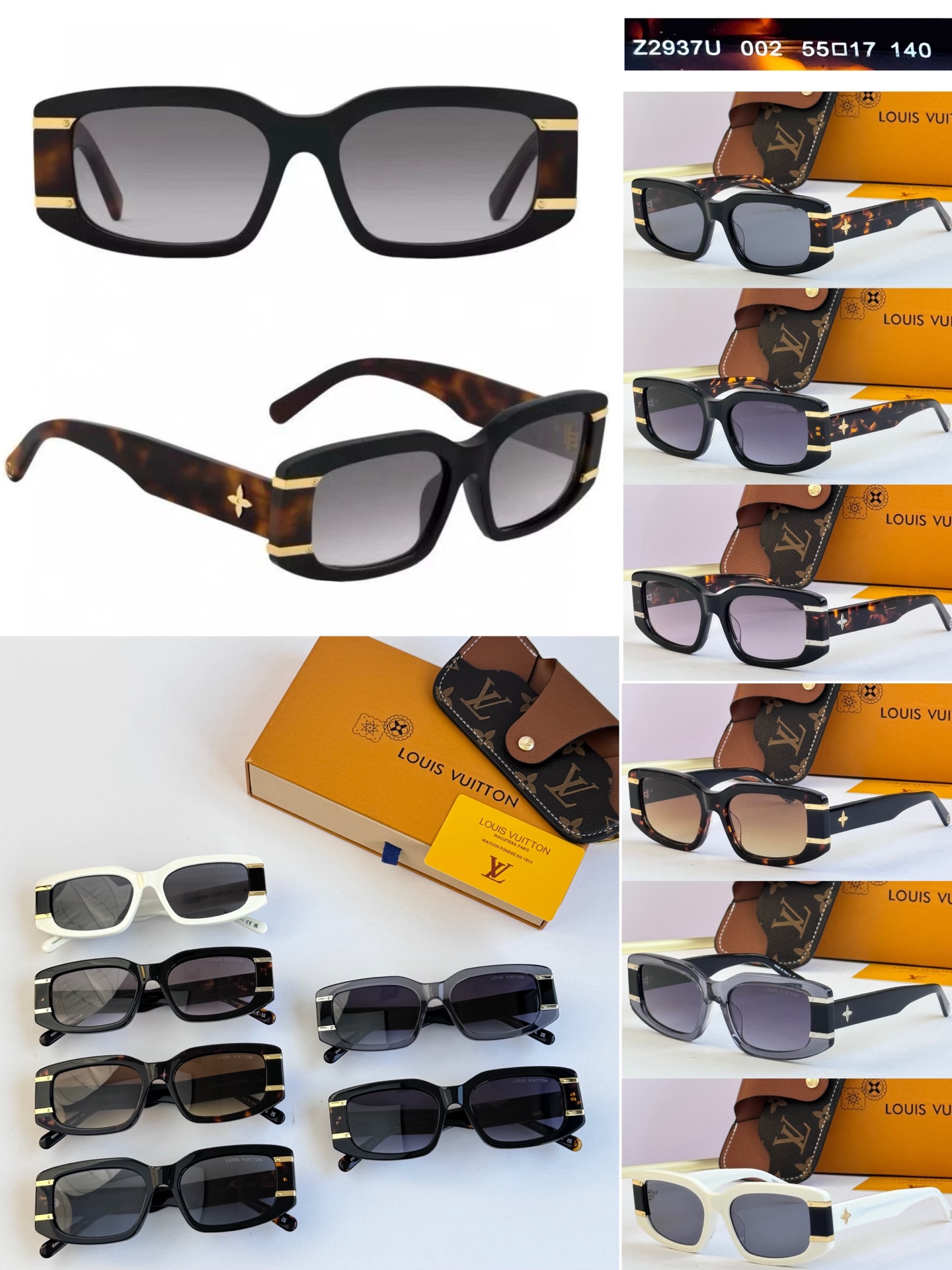 LOUIS VUITTON* MODEL: Z2937U SIZE: 55口17-140