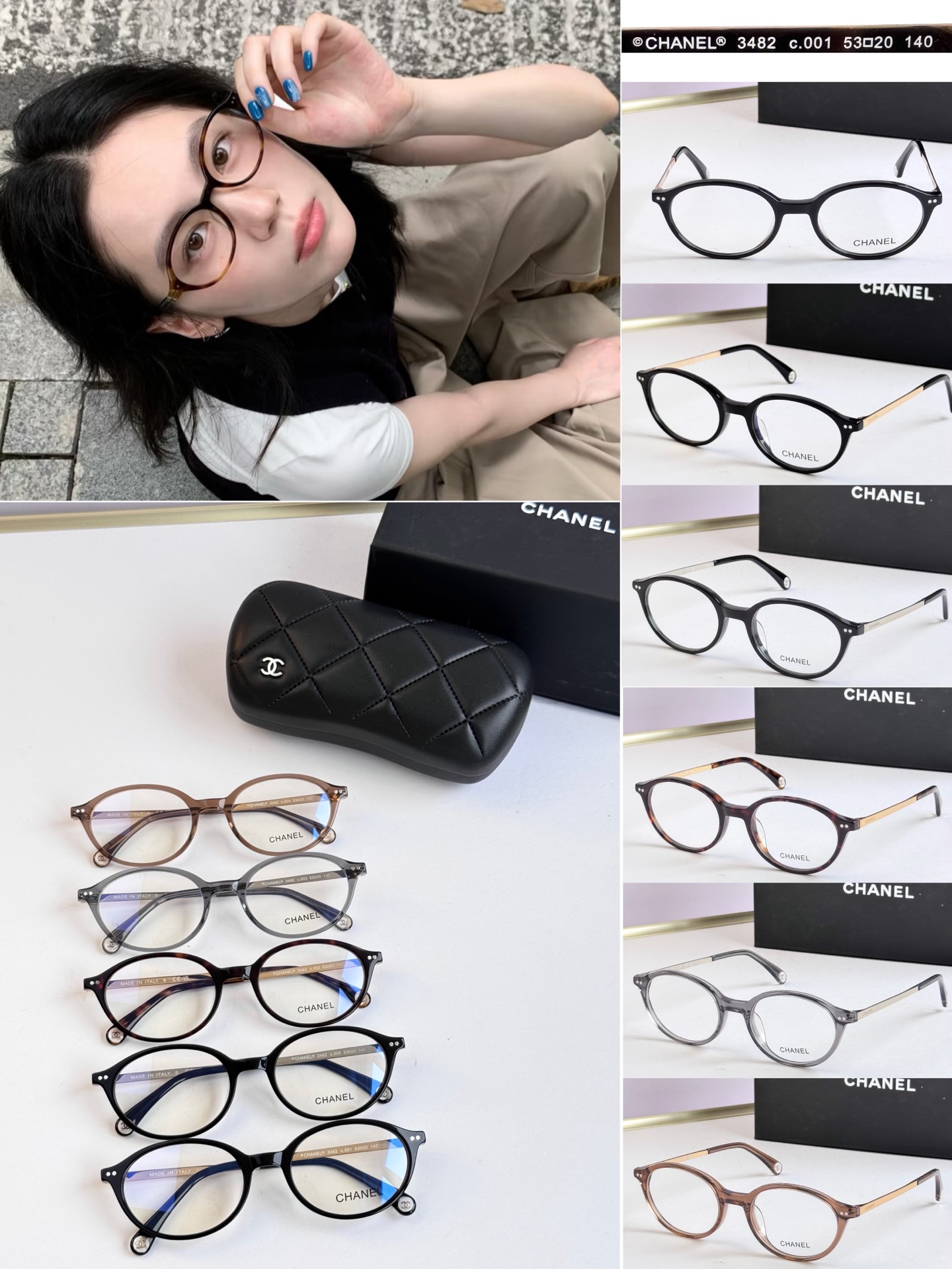 CHANE* MODEL: 3482 SIZE: 53口20-140