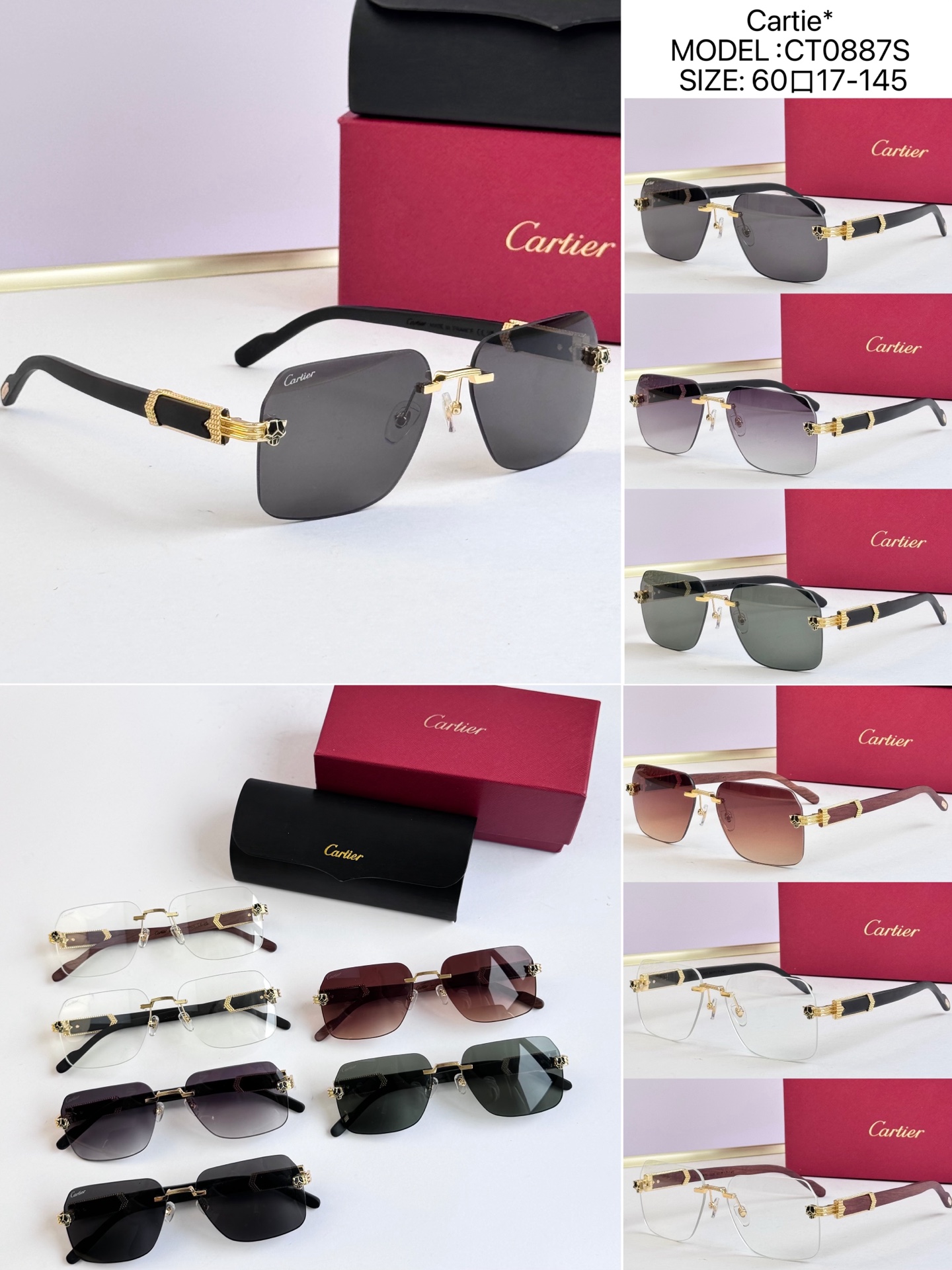 Cartie* MODEL：CT0887S SIZE: 60口17-145