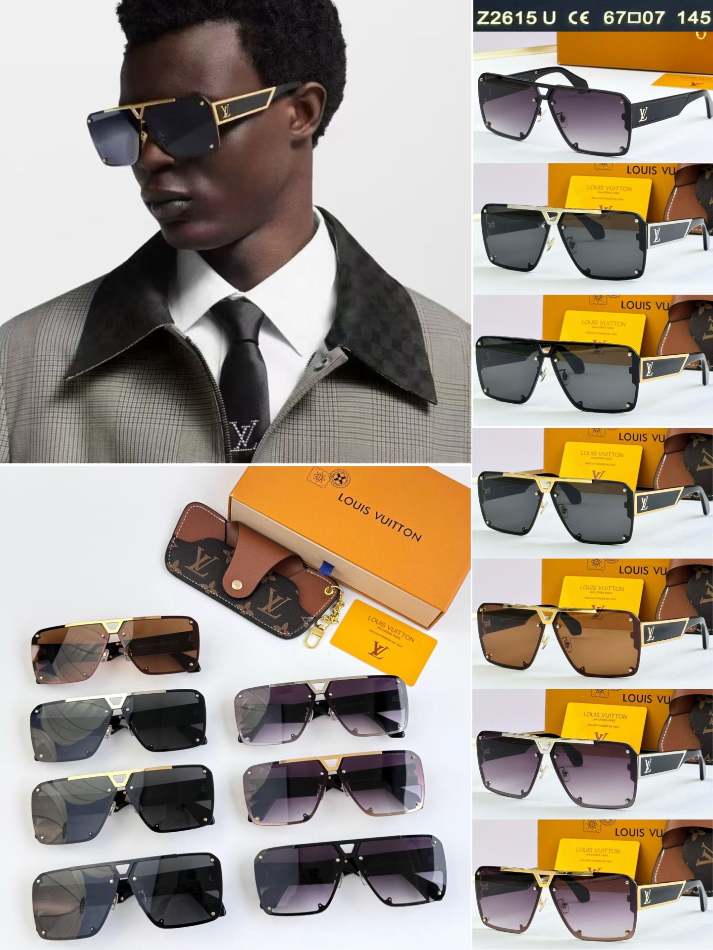 LOUIS VUITTO* MODELO: Z2615U TALLA: 67口07-145