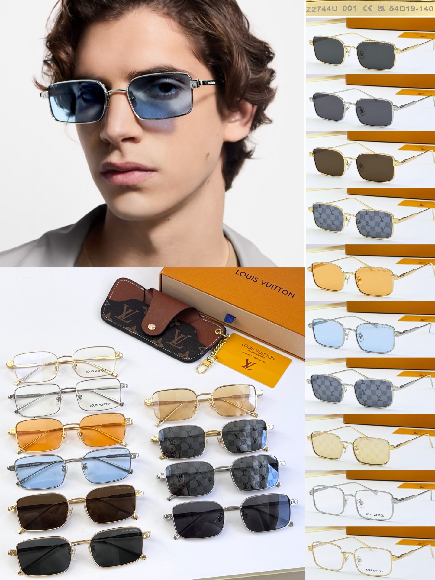 LOUIS VUITTO* MODELO: Z2744U TALLA: 54口19-140