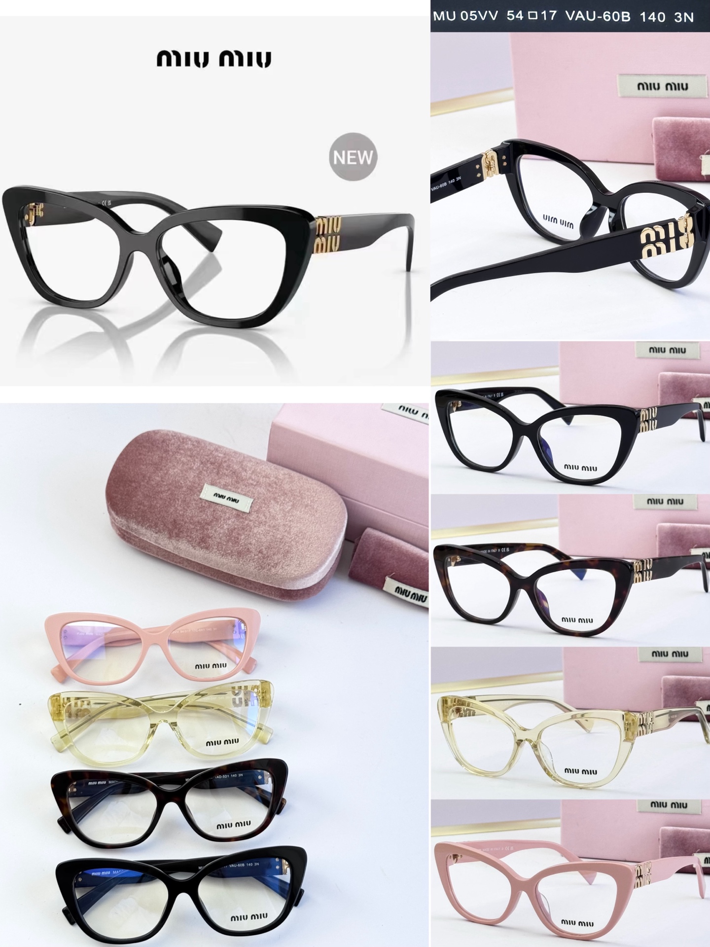 MIU MI* MODEL：MU05VV SIZE：54口17-140