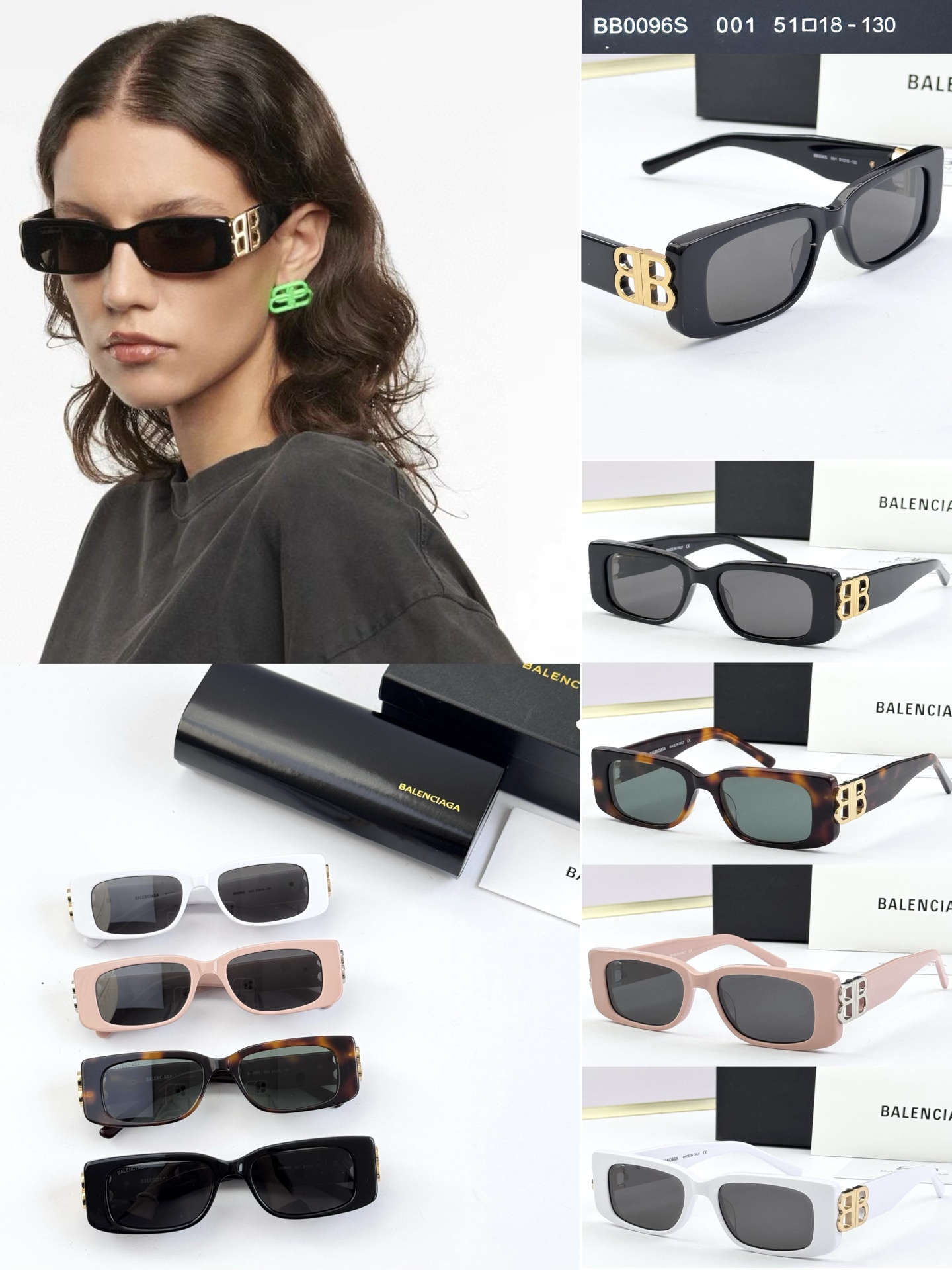 BALENCIAG* MODELO: BB0096 TALLA: 51口18-130