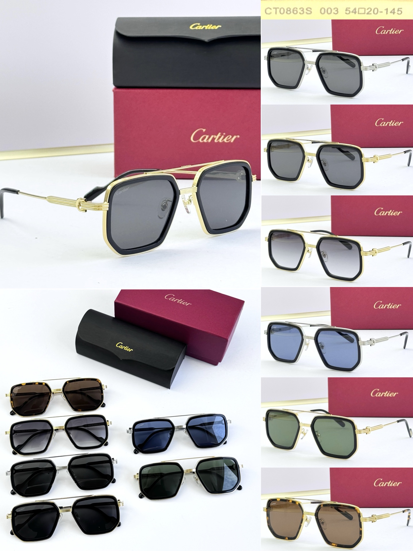 Cartie* MODELO: CT0863S TALLA: 54口20-145
