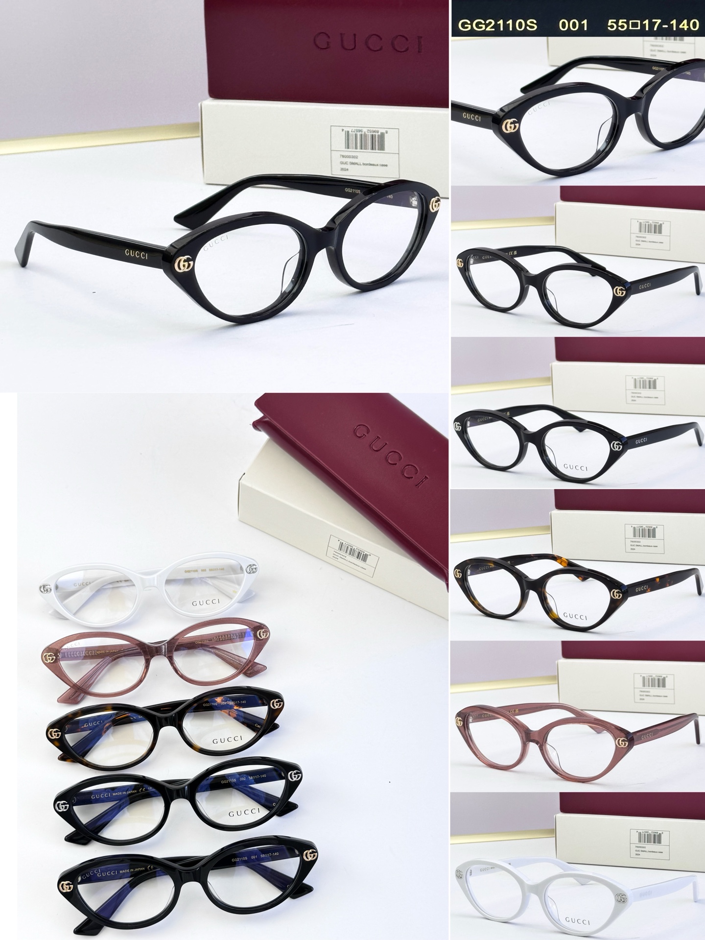 GUCC* MODELO: GG2110S TALLA: 55口17-140