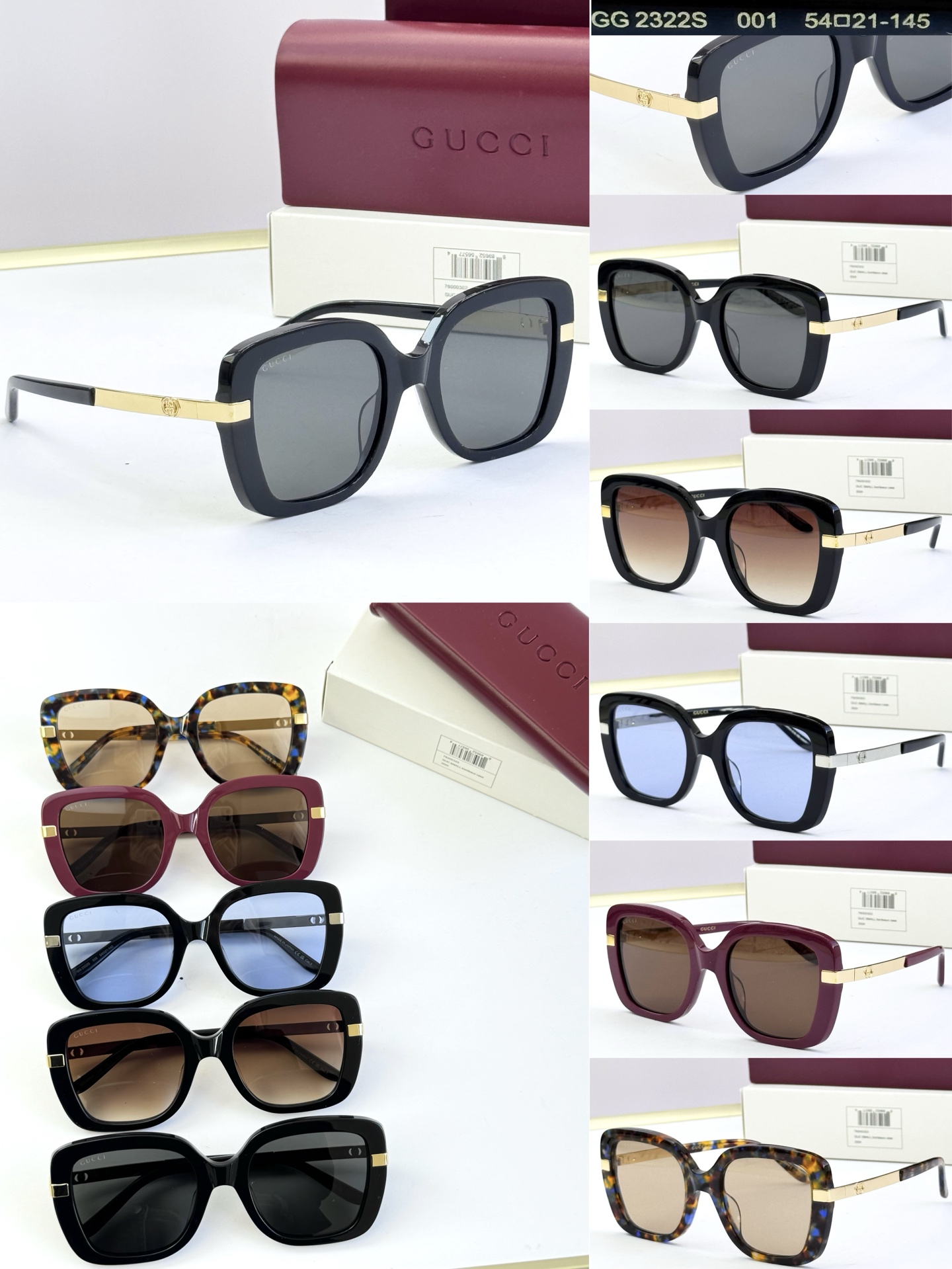 GUCC* MODELO: GG2322S TALLA: 54口21-145