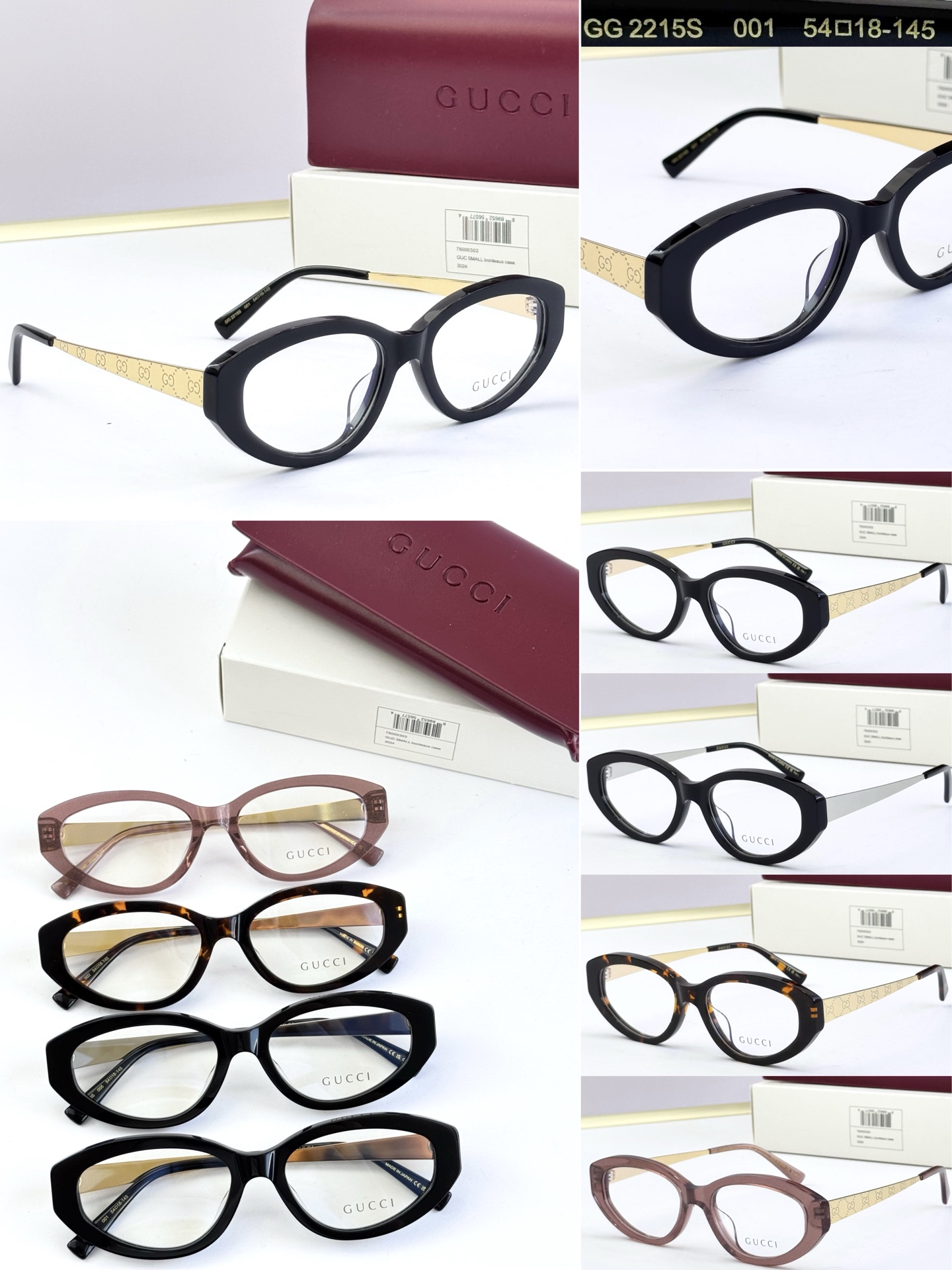 GUCC* MODELO: GG2215S TALLA: 54口18-145