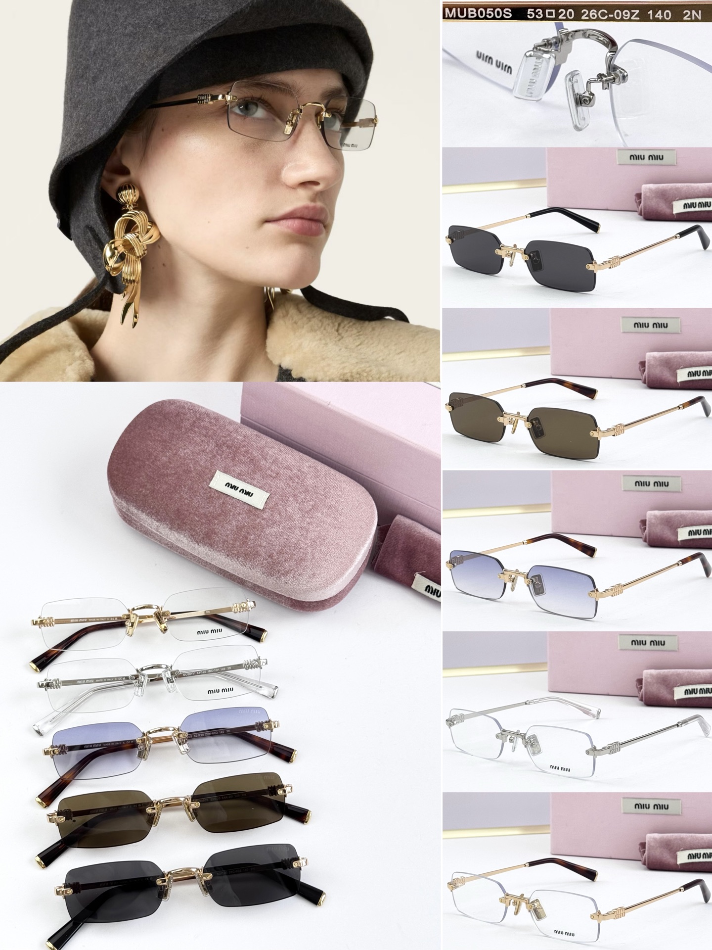 MIU MI* MODELO: MUB050S TALLA: 53口20-140