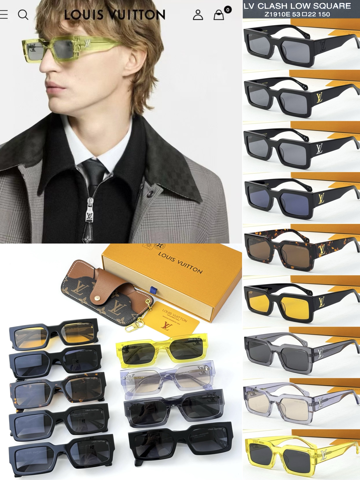 LOUIS VUITTO* MODELO: Z1910E TALLA: 53口22-150