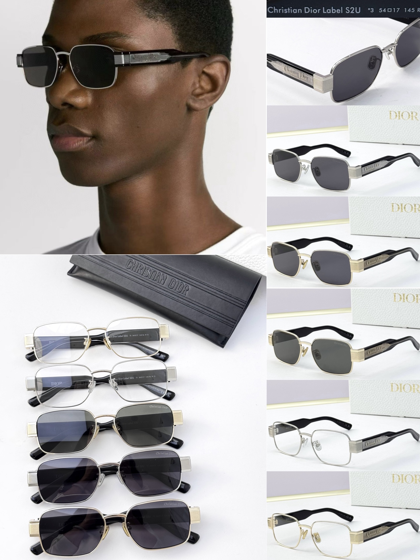 DIO* MODEL：christian Dior Label S2U SIZE：54口17-145