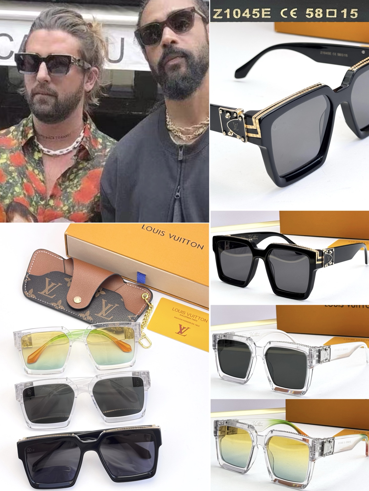 LOUIS VUITTO* MODELO: Z1045E TALLA: 58口15