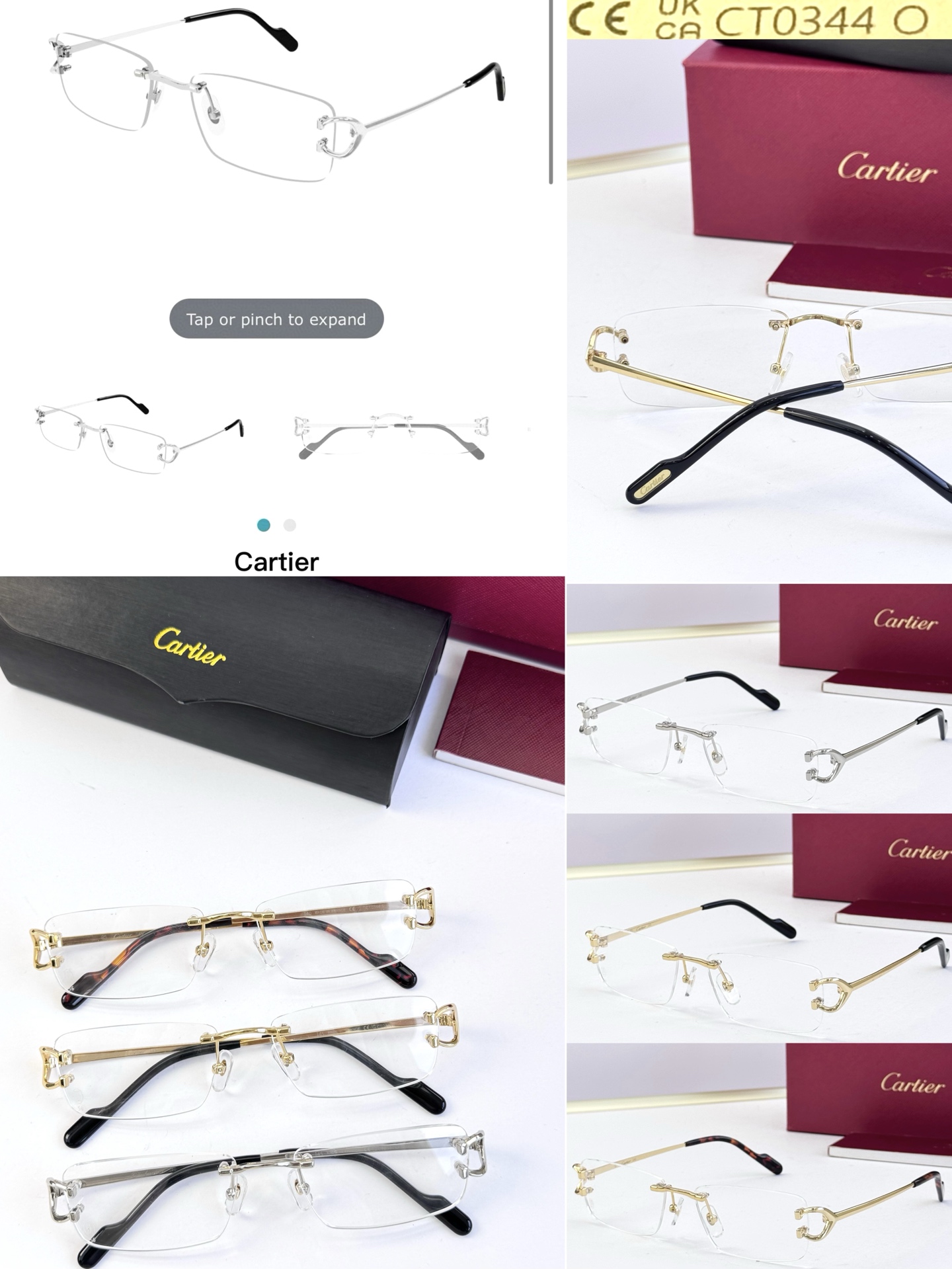 Cartie* MODEL:CT0344O TALLA：56口19-140