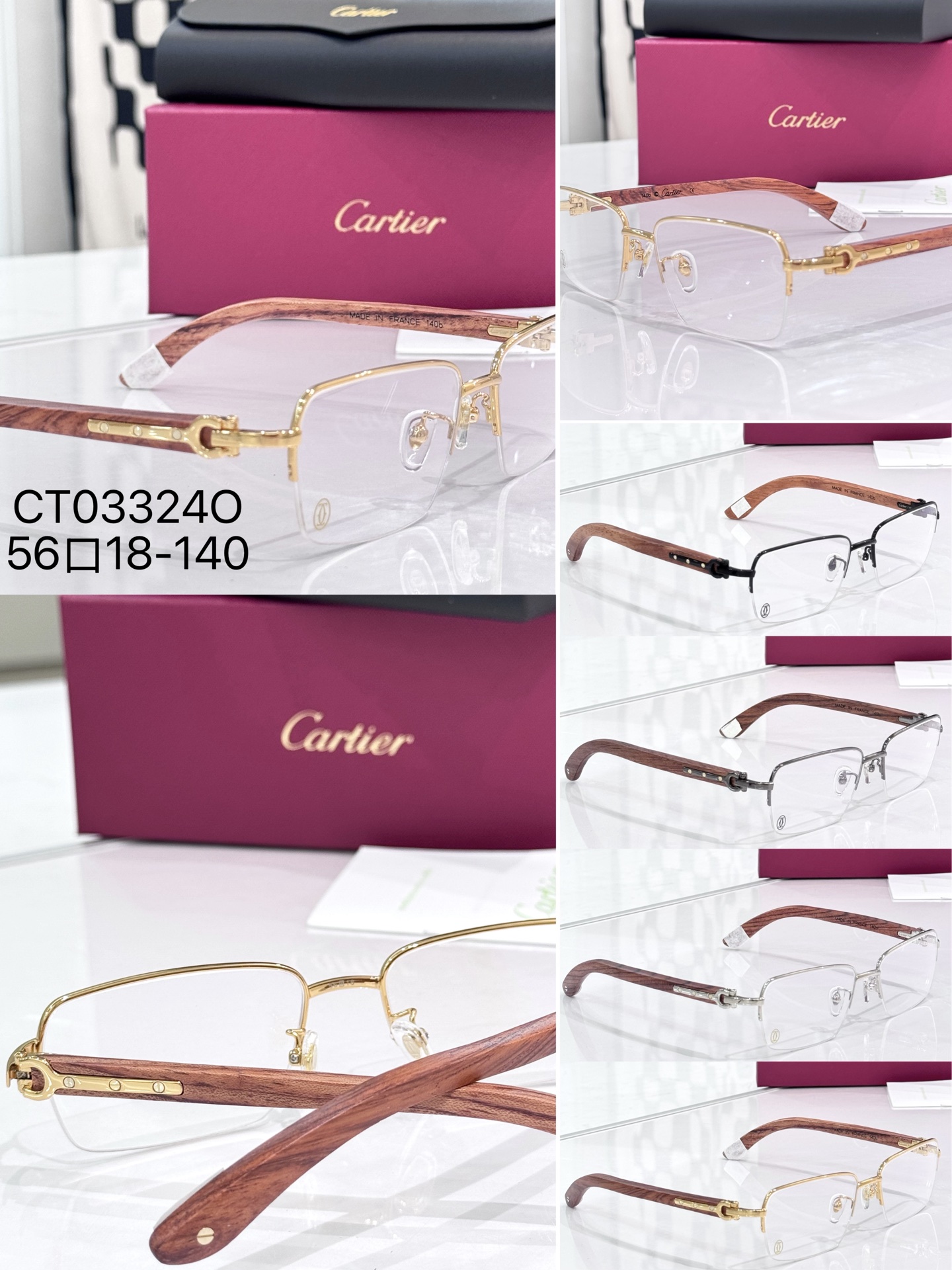 Cartie* MODELO: CT03324O TALLA: 56口18-140 patas de resorte