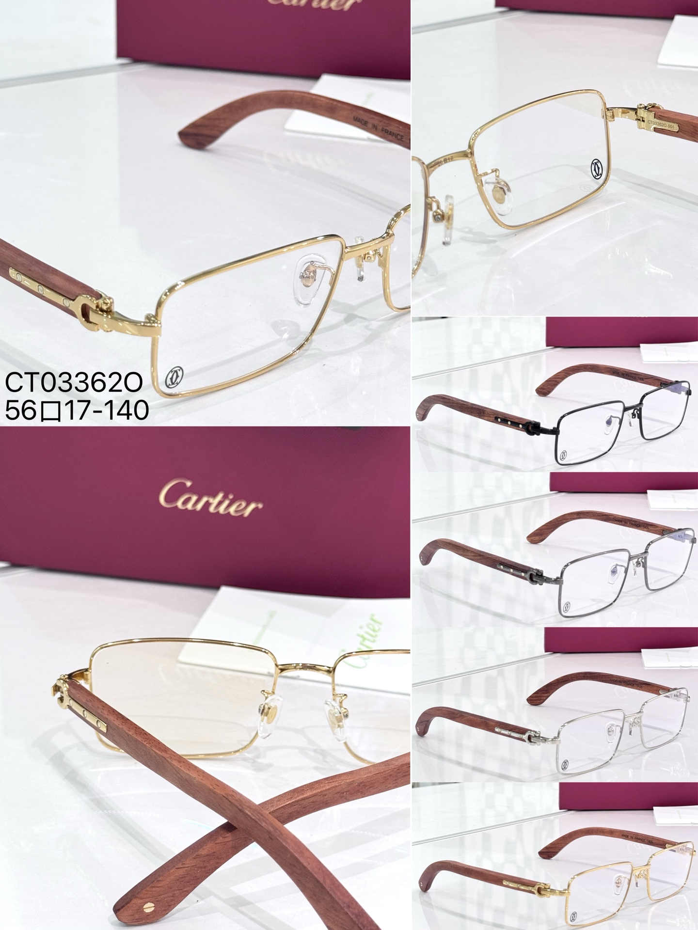 Cartie* MODELO: CT03362O TALLA: 56口17-140 patas de resorte