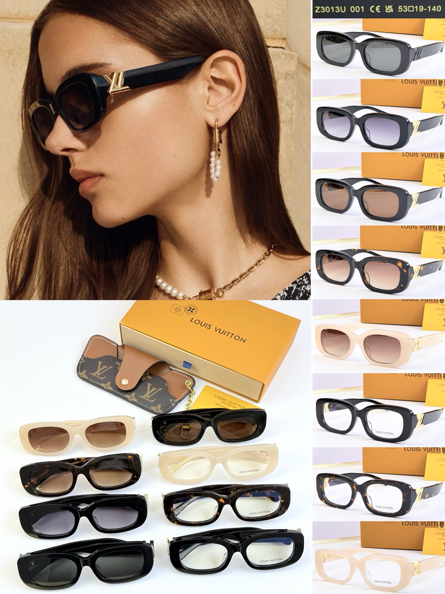 LOUIS VUITTO* MODELO: Z3013U TALLA: 53口19-140