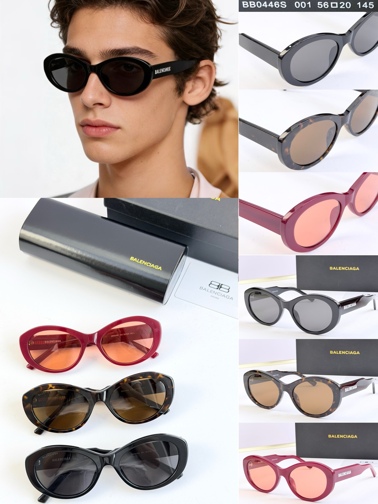 BALENCIAG* MODELO: BB0446S TALLA: 56口20-145