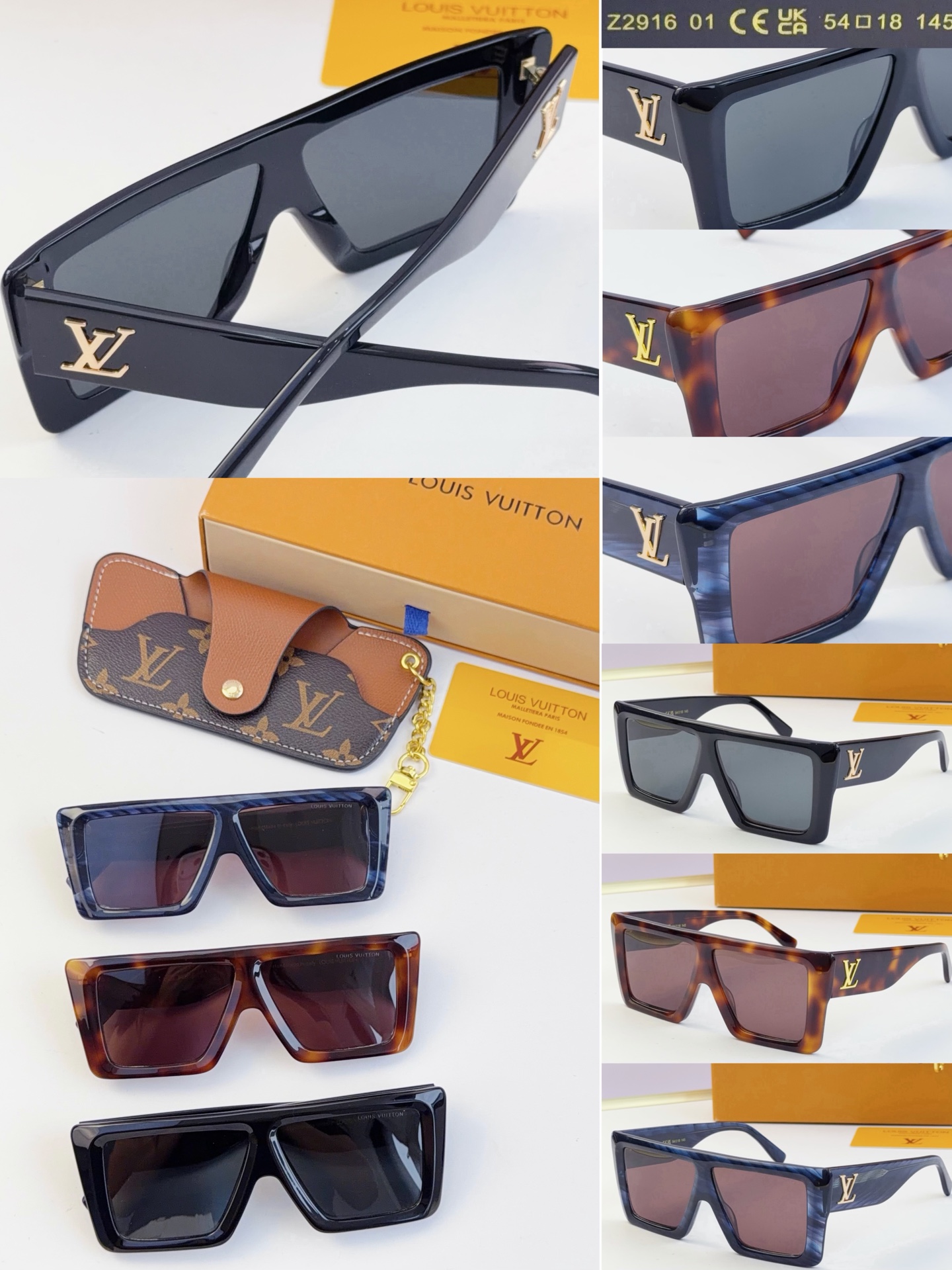 LOUIS VUITTO* MODELO: Z2916 TALLA: 54口18-145