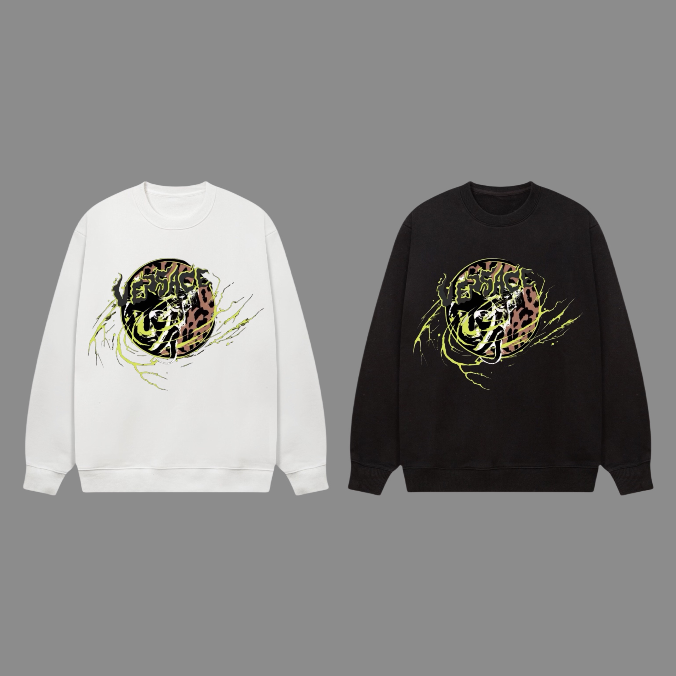 Versace 2024SS High-Quality Winter Series with Storm Leopards and Fur Fabric - 图片 3