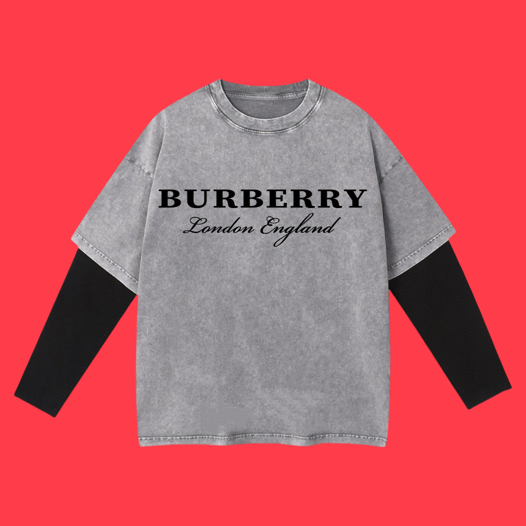 (Beneficio de la cooperación) Ropa de primavera y verano BURBERRY 2025SS de alta calidad, serie falsa de copos de nieve…