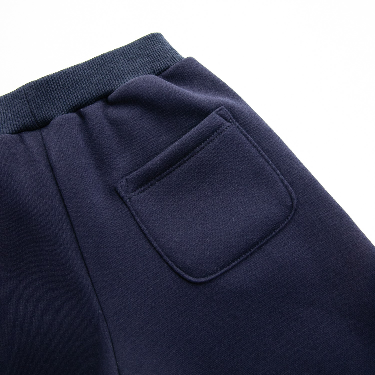 Winter 2024 Girls’ Velvet Sports Pants with Bear-Head Embroidery - 图片 9