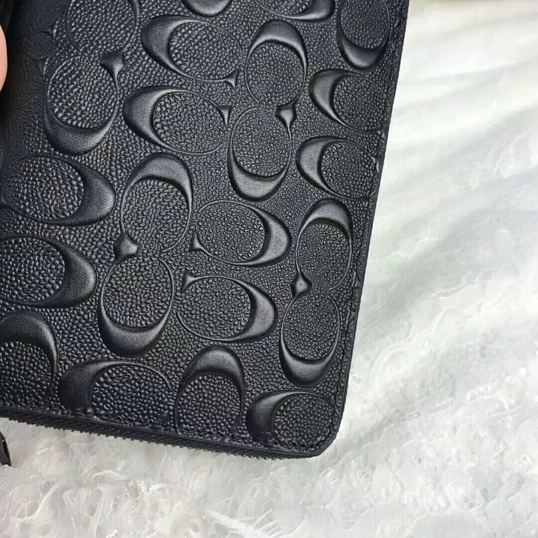 Coach 93425 配皮款男士多功能双拉手抓包 容量超大
