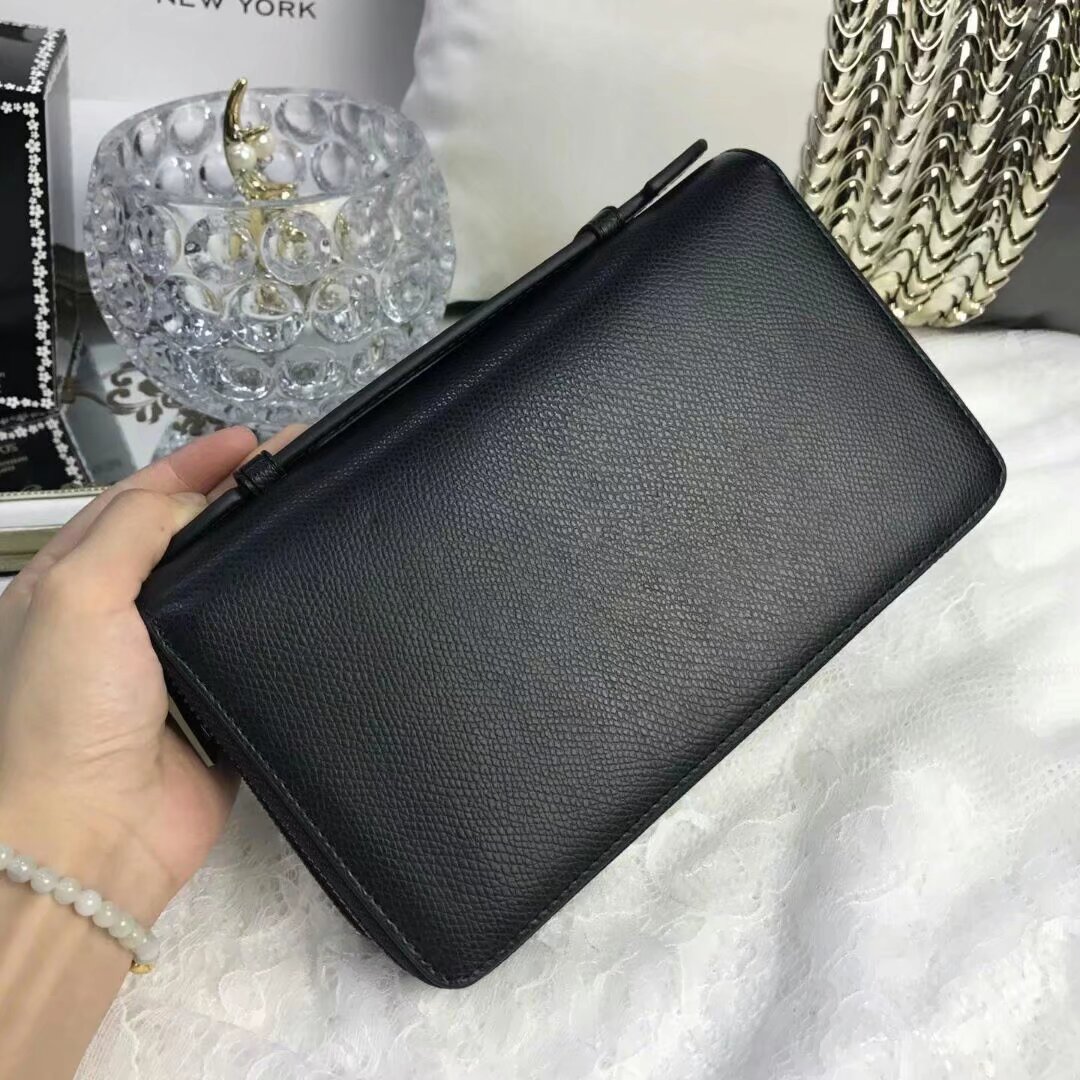 Coach 93509 配皮款男士多功能双拉手抓包 容量超大