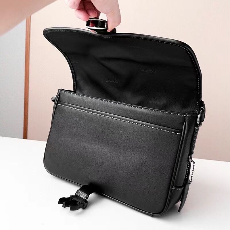 Coach 新品 CU202 CU042 CU041男士 标志LEAGUE信使包斜挎包翻盖邮差包