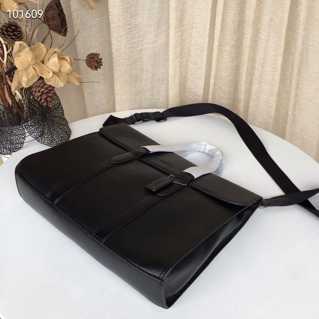 Coach COACH/蔻驰 58097 新款男士METROPOLITAN公事包 全皮荔枝纹头层牛皮 可以放手提电脑