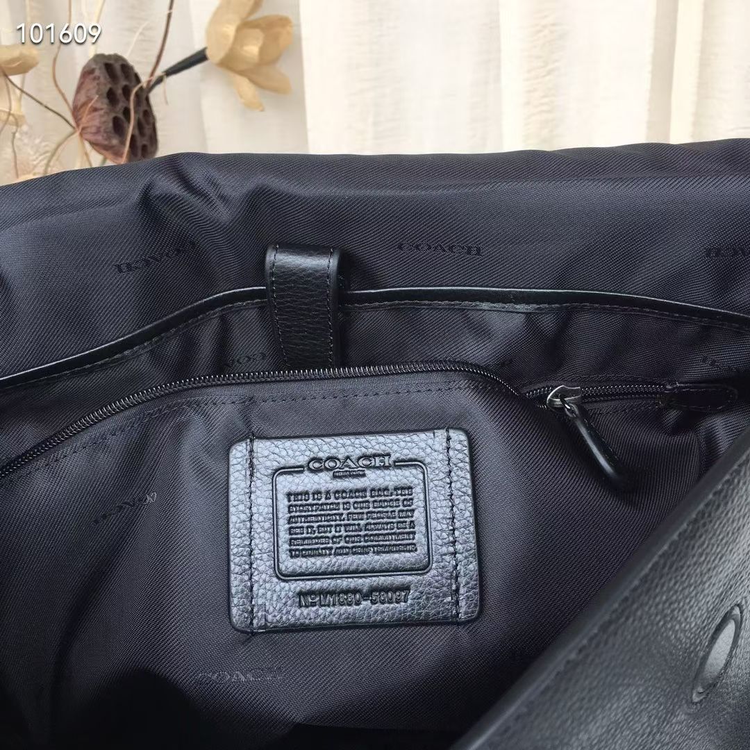 Coach COACH/蔻驰 58097 新款男士METROPOLITAN公事包 全皮荔枝纹头层牛皮 可以放手提电脑