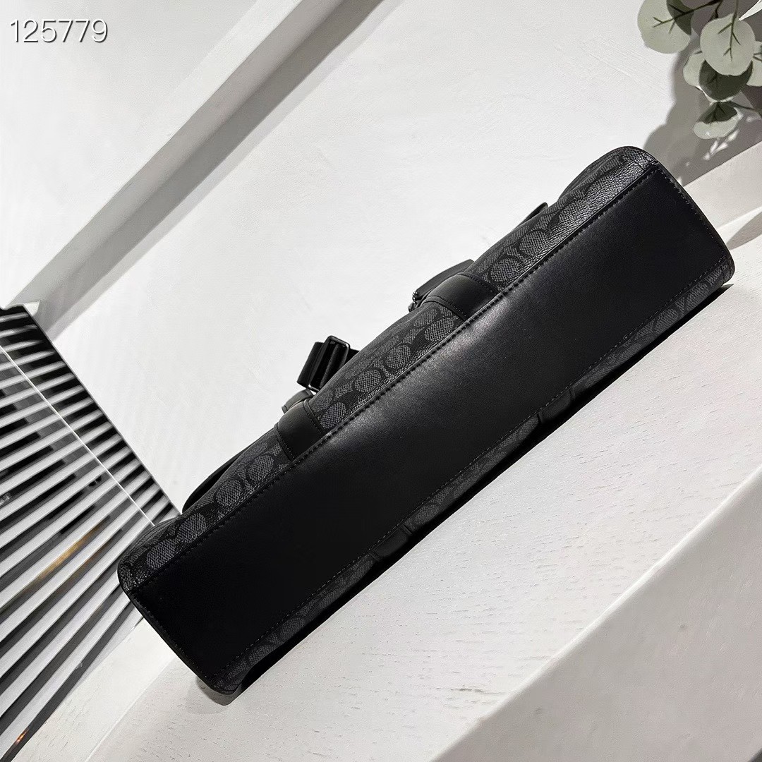 Coach 男士新款公文包 C 家39775高端PVC拼皮