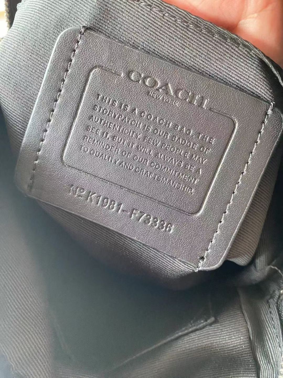 Coach coach男士单肩斜挎包 新款 PVC配皮款式F73336