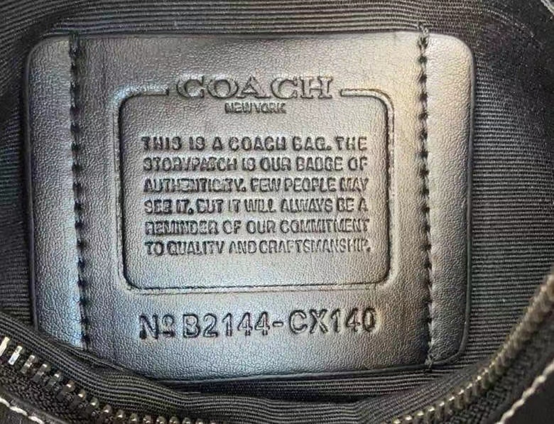 Coach C家 C4148升级款CX140 款 男士单肩背斜挎包 双拉链双隔层、 23*15*7