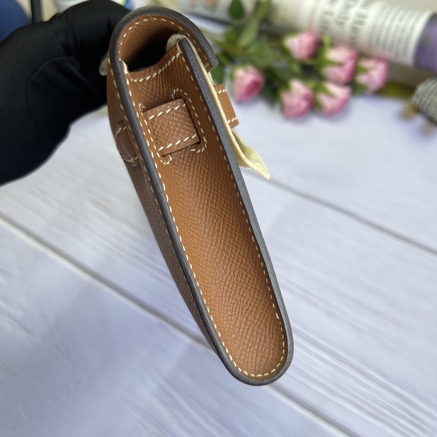 Hermes Kelly Cut Brown Epsom 31 evening everyday