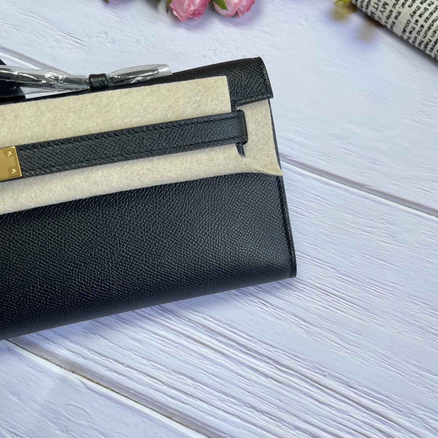 Hermes Kelly Cut Black Epsom 31 evening everyday