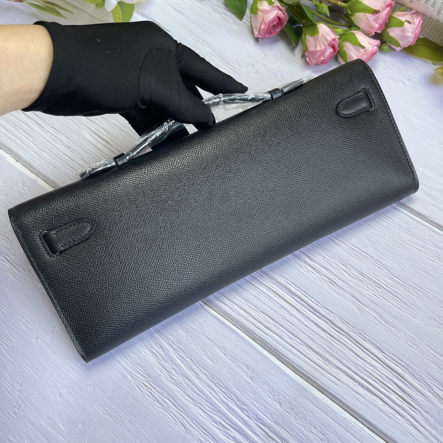 Hermes Kelly Cut Black Epsom 31 evening everyday