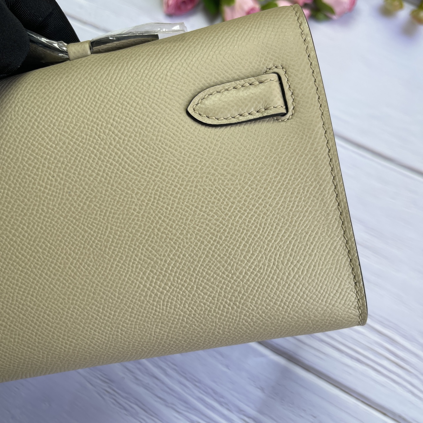 Hermes Kelly Cut Beige Epsom 31 evening everyday