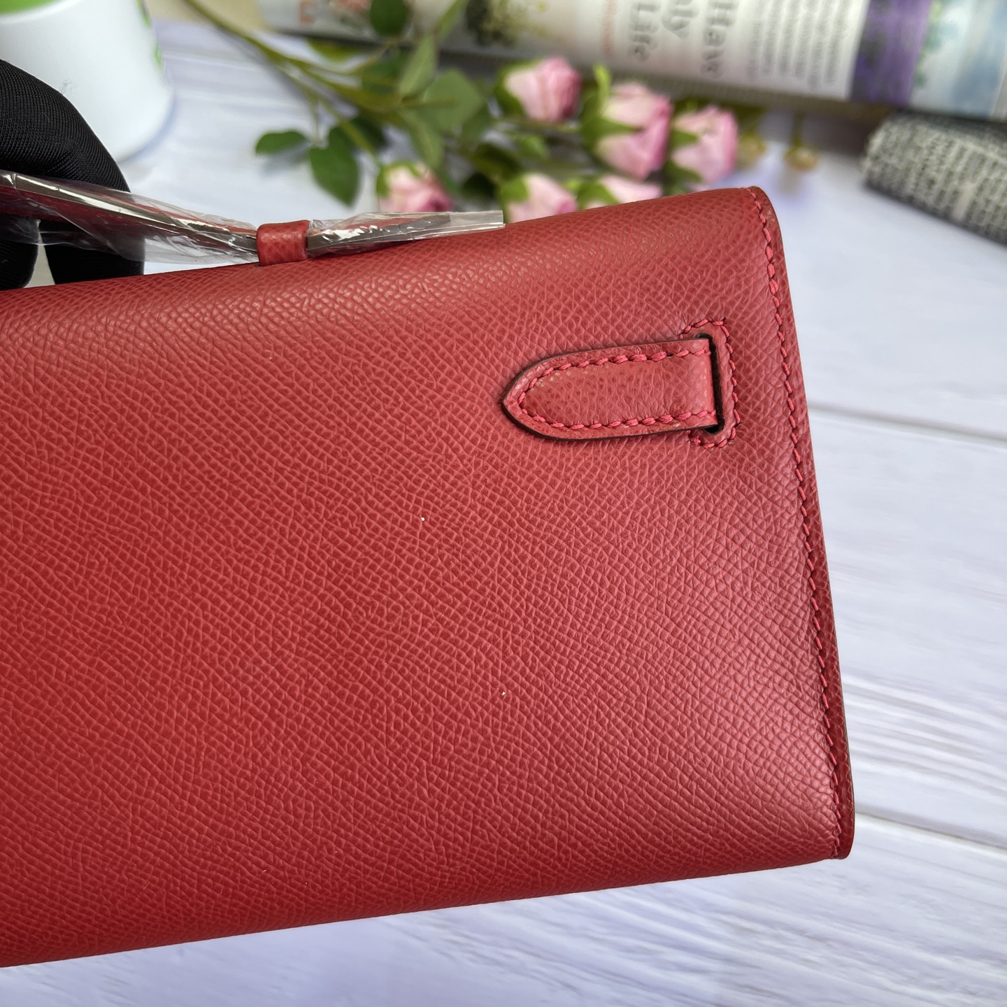 Hermes Kelly Cut Red Epsom 31 evening everyday