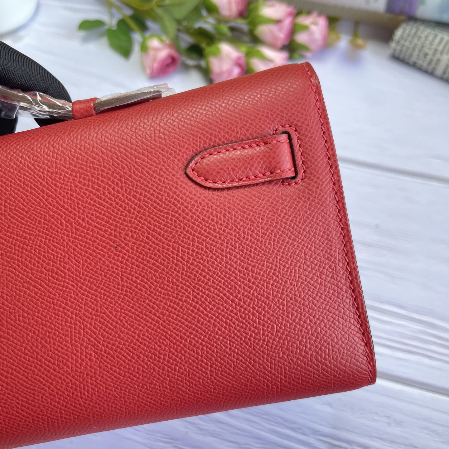 Hermes Kelly Cut Red 31cm evening everyday