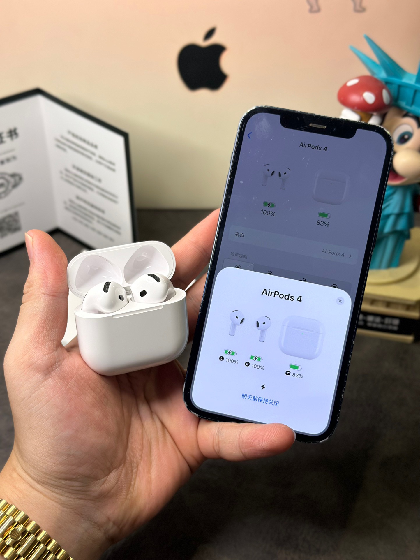 AirPods4 ANC 1:1 IOS18 C 40db ST 0 3054 6-9 Novità Novità