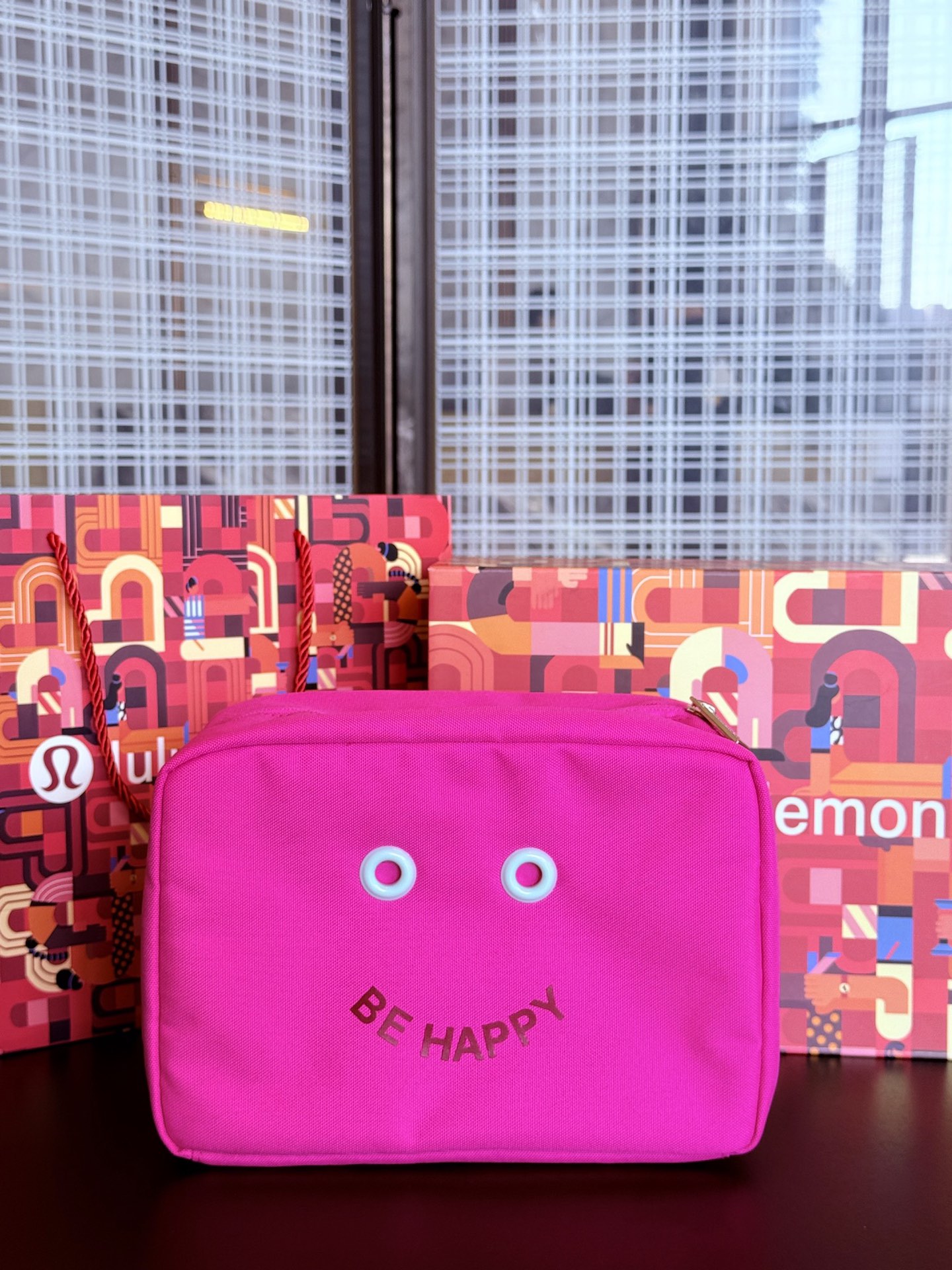 Smiley Face Pouch – Detail Views - Lifestyle 3