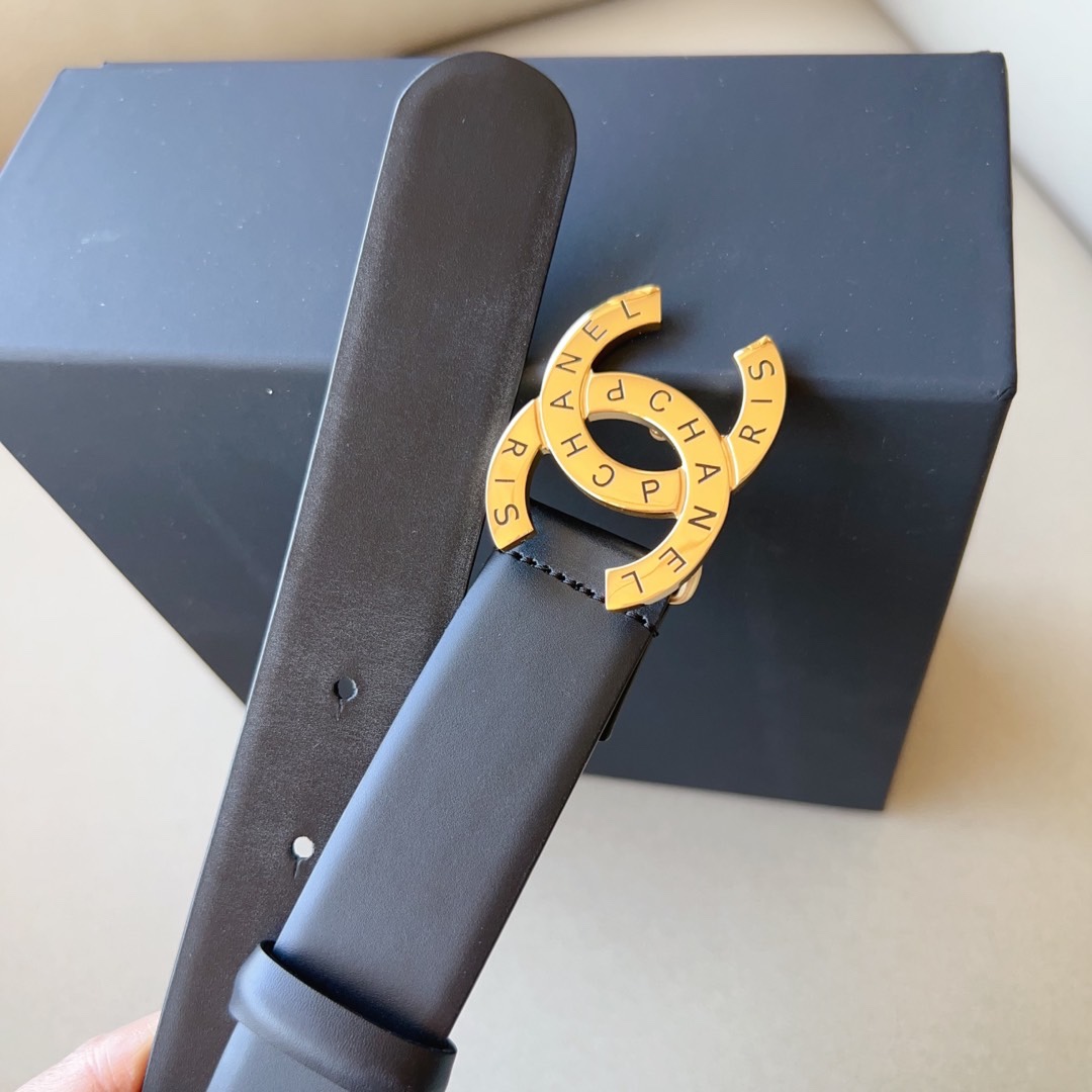 香奈儿腰带小牛皮,#a#金色字母双腰带衿琯皮带腰带harrell皮衿腰带3.0Cm