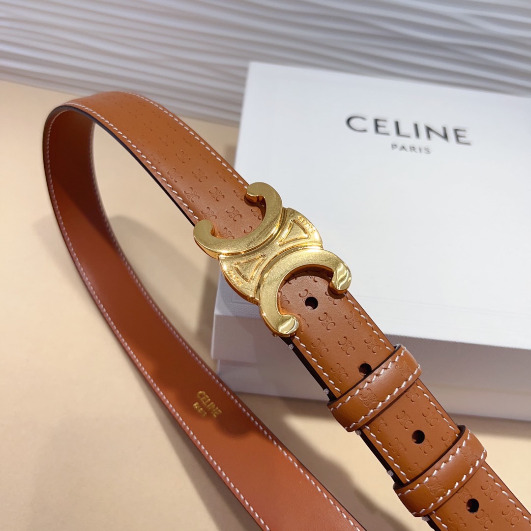 [Celine Belts]CelineSailin Width:2.5CM New Arc de Triomphe Belt TRIOMPHE e