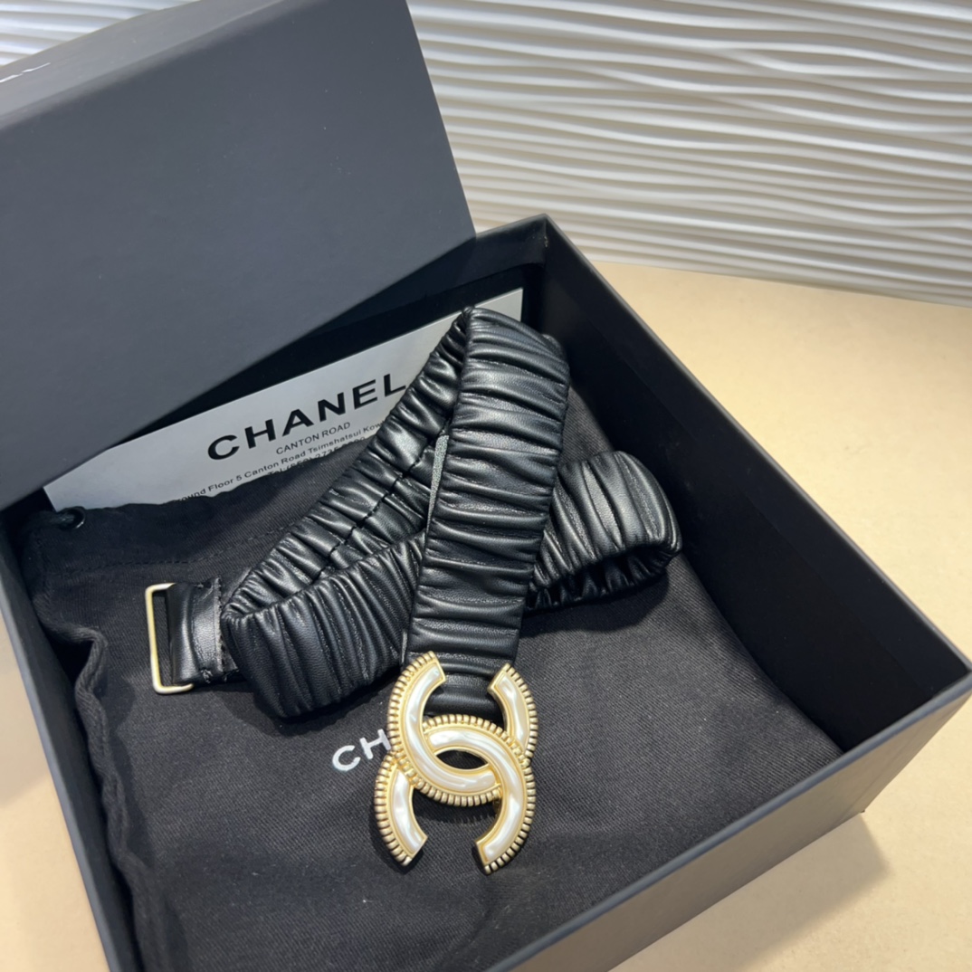 cc树脂白 齿链黄铜logo扣 小牛皮 银色金属 与 金色金属 3.0cm精品