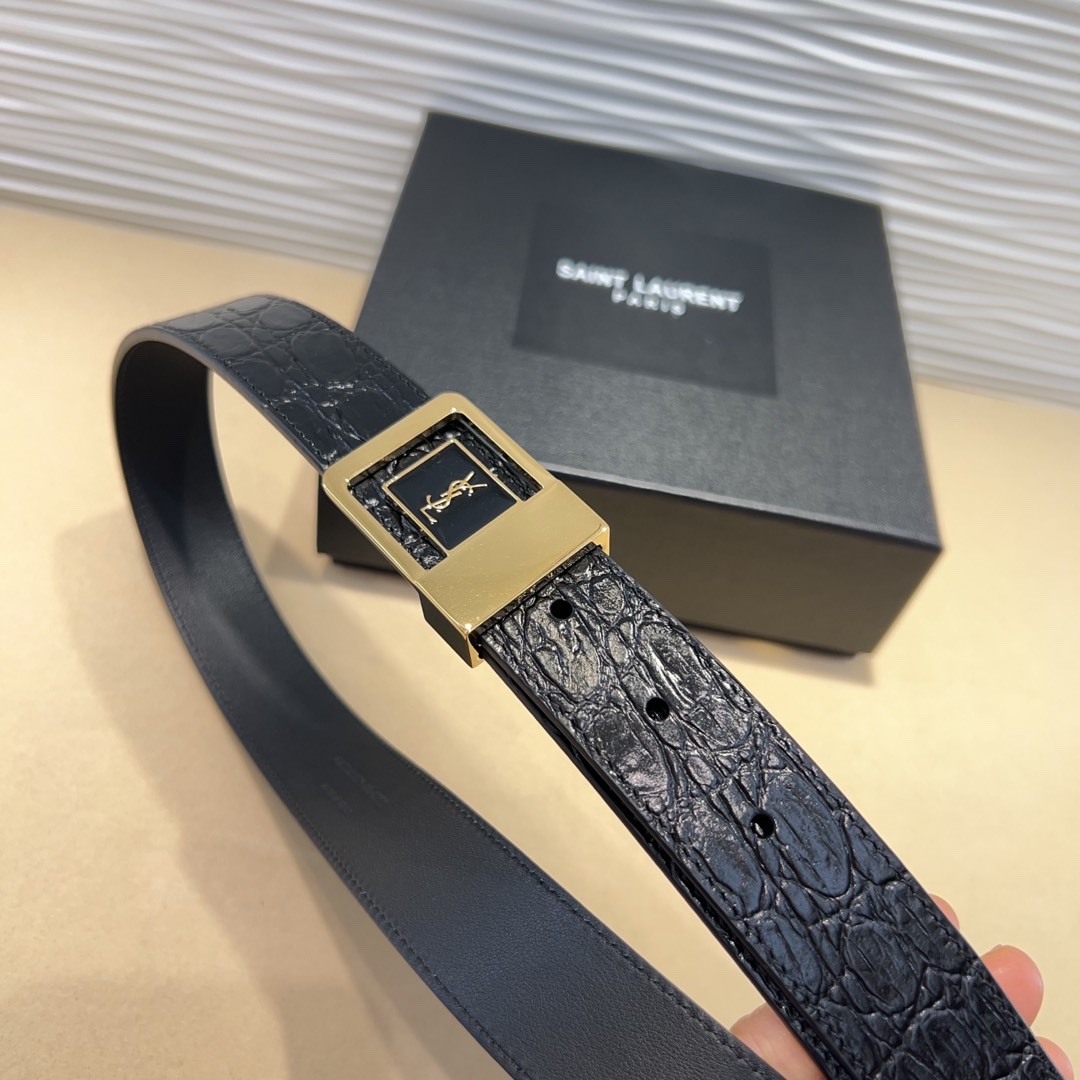 St. Roland vs. Saint Laurent: Spring Show Belts Comparison with Italian Leather - 图片 4