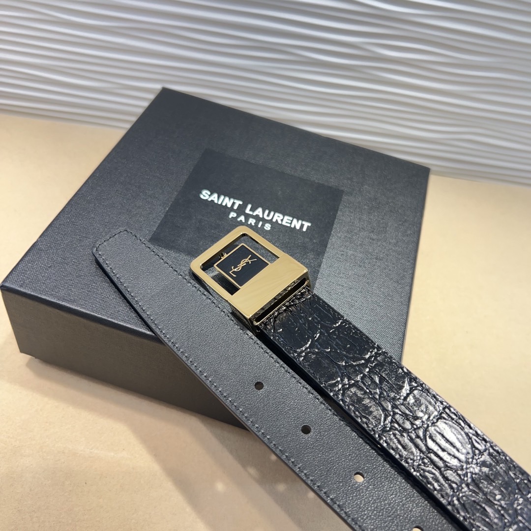 St. Roland vs. Saint Laurent: Spring Show Belts Comparison with Italian Leather - 图片 2