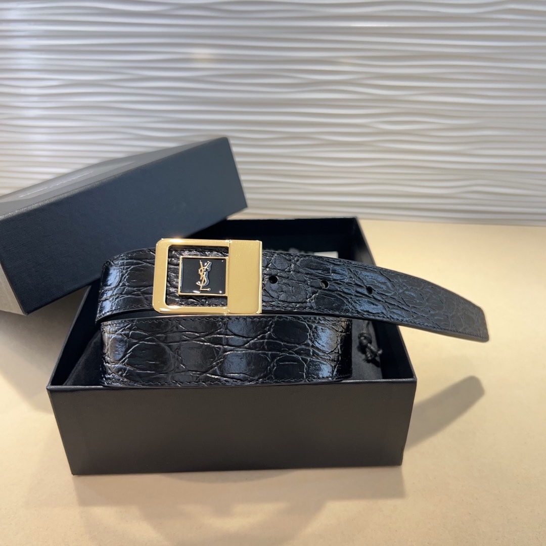 St. Roland vs. Saint Laurent: Spring Show Belts Comparison with Italian Leather - 图片 1