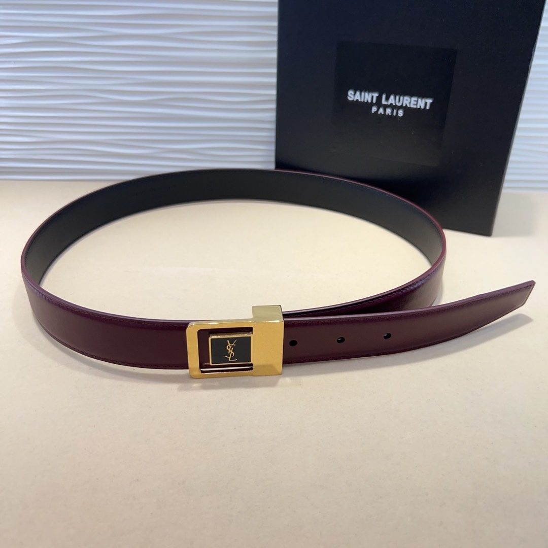 St. Roland’s vs. Saint Laurent: Spring Show Belts Comparison – Italian Leather, 3.0cm Wide. - 图片 8