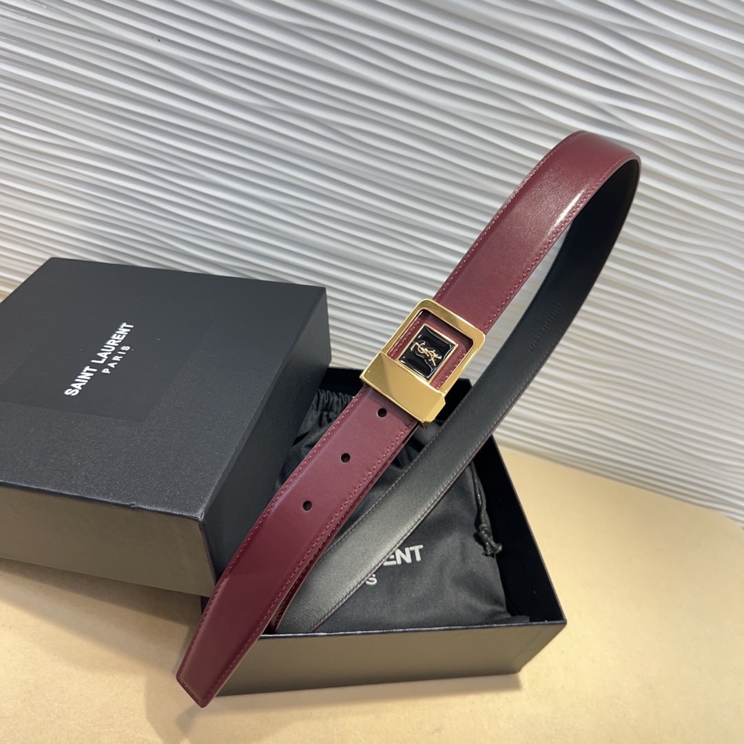 St. Roland’s vs. Saint Laurent: Spring Show Belts Comparison – Italian Leather, 3.0cm Wide. - 图片 4