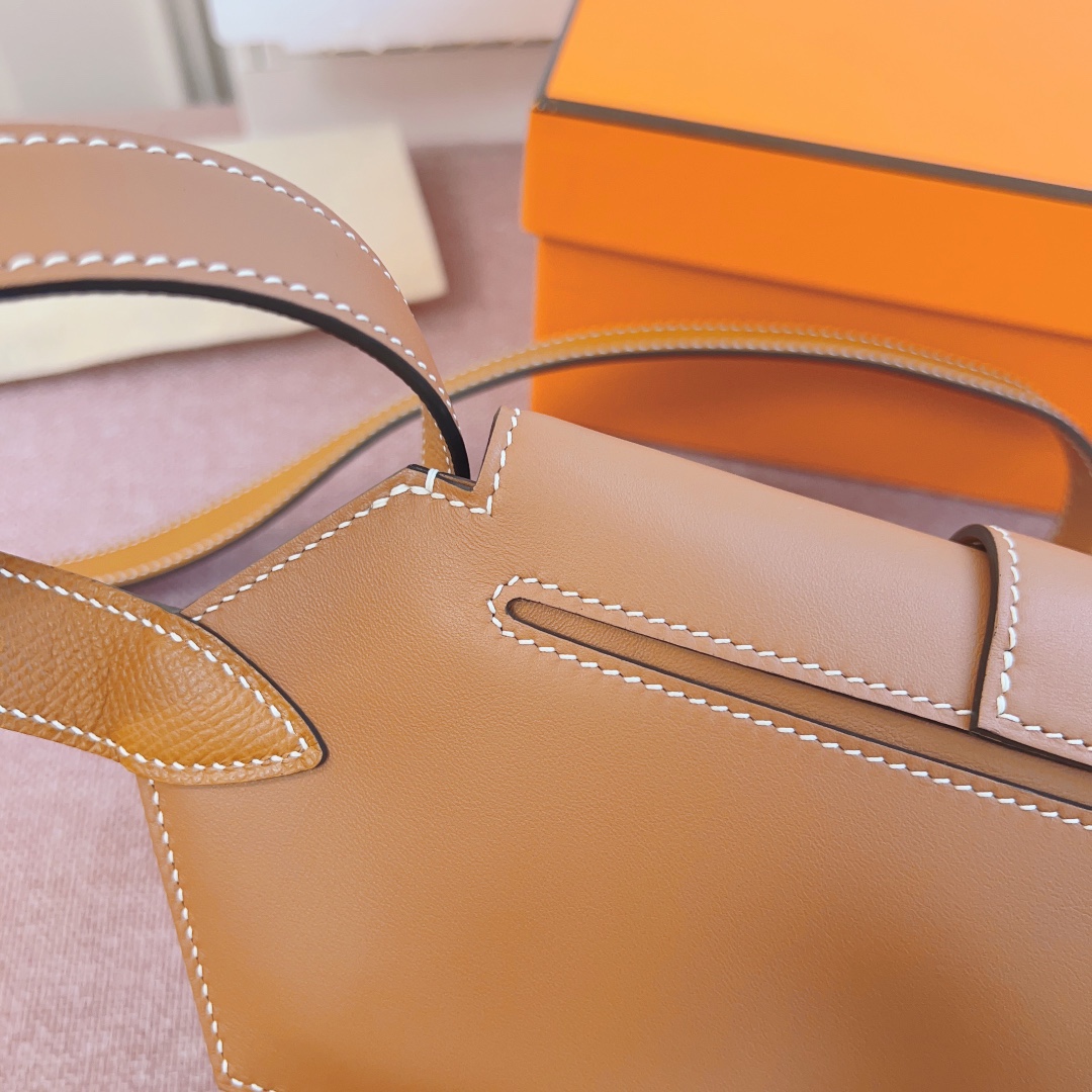  全新爱马仕 Hermes Elan Pocket 24 belt 秋冬新款小腰包，Swift小牛皮腰带