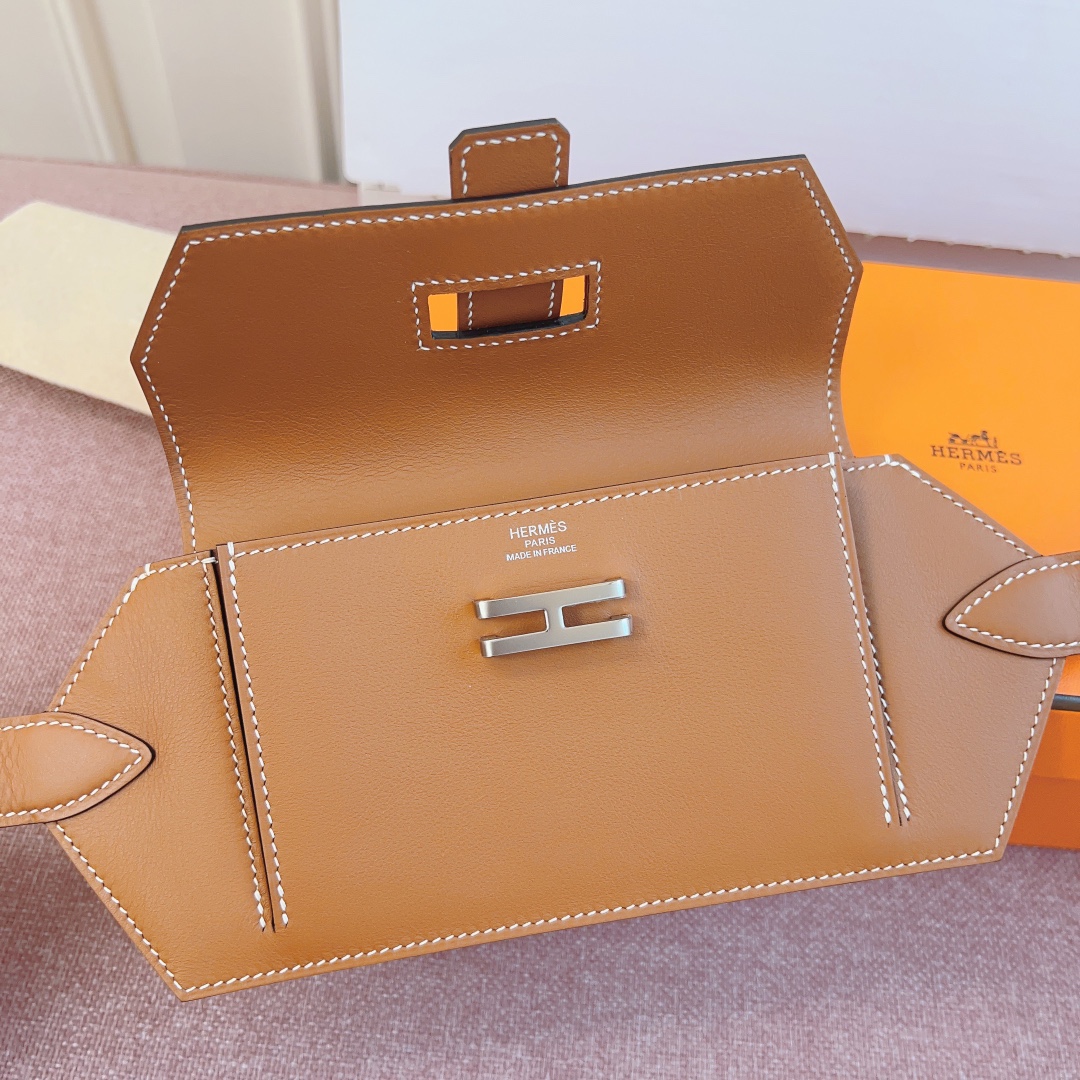  全新爱马仕 Hermes Elan Pocket 24 belt 秋冬新款小腰包，Swift小牛皮腰带